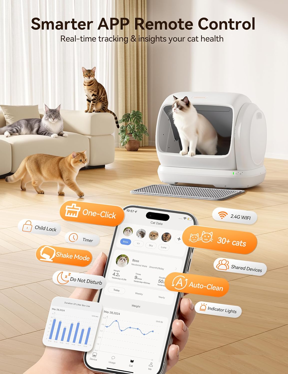 Self-Cleaning Cat Litter Box - Image 2